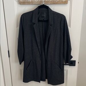 Dynamite Charcoal Textured Blazer